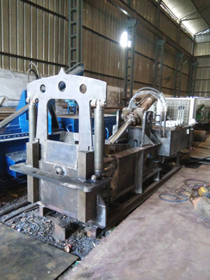 HYDRAULIC BALING PRESS FRONT OPENING TOP EJECTION